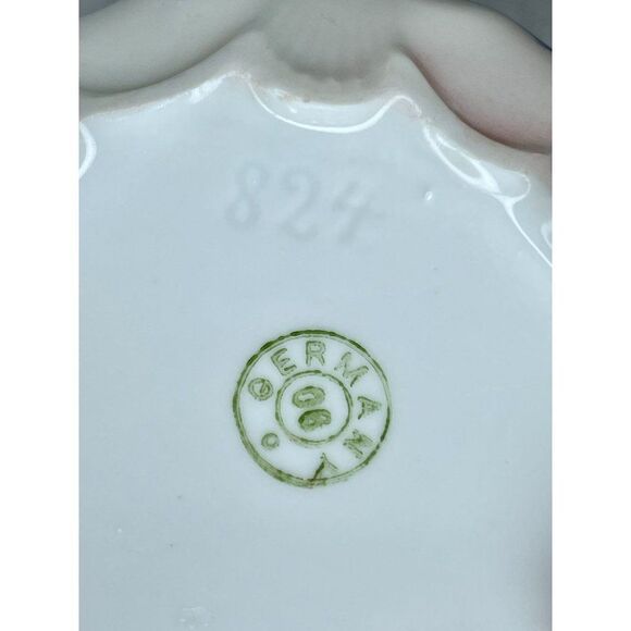 Hand Painted Porcelain Cream and Sugar Set Germany Violets - Picture 8 of 10